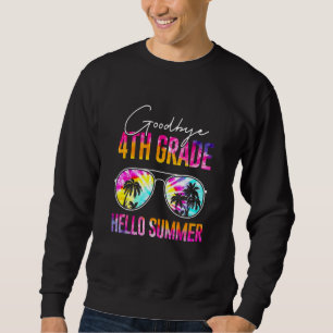 Sudadera Hola verano gafas de sol Adiós 4º grado