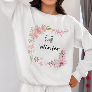 Sudadera Hola Winter Wildflower & Autumn Leaves Sweatshirt