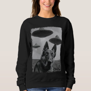 Sudadera Holanda de OVO de Pastor Alemán Alien Extraterrest