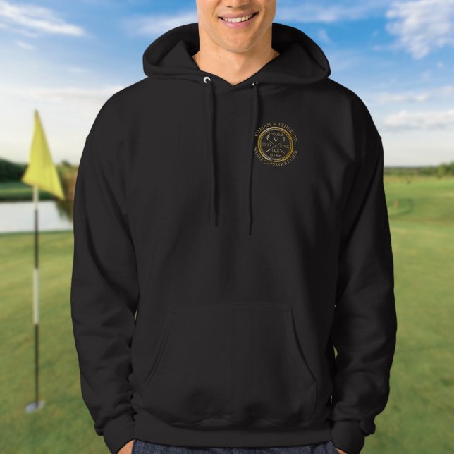 Sudadera Hole in One Classic Gold Golf Personalizado (Hole in One Classic Gold Golf Personalised Hoodie)