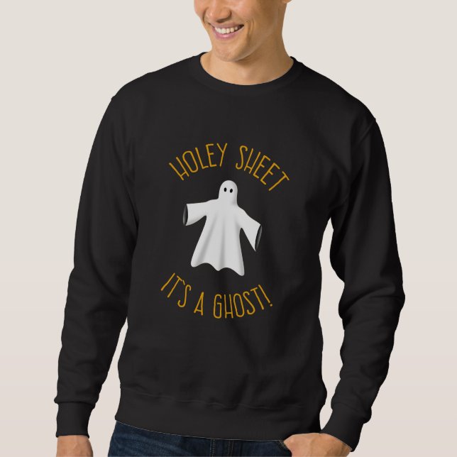 Sudadera Holey Sheet It's A Ghost - Funny Halloween (Anverso)