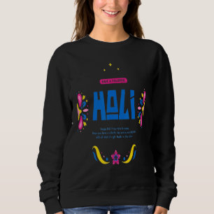 Sudadera Holi colorido Feliz Festival Holi India Colores Sp