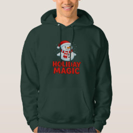 Sudadera Holiday Magic Snowman Christmas Gift Hoodie Unisex