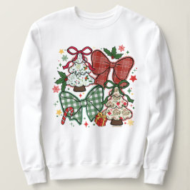 Sudadera Holiday Season Patchwork Christmas Sweatshirt