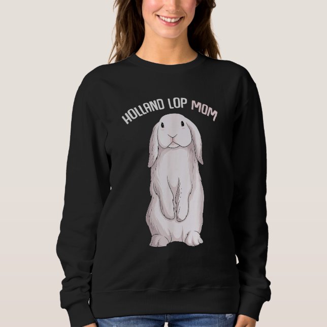 Sudadera Holland Lop Conejo Mujeres Mamá (Anverso)