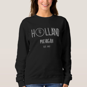 Sudadera Holland Michigan Michigander Great Lakes Souvenir