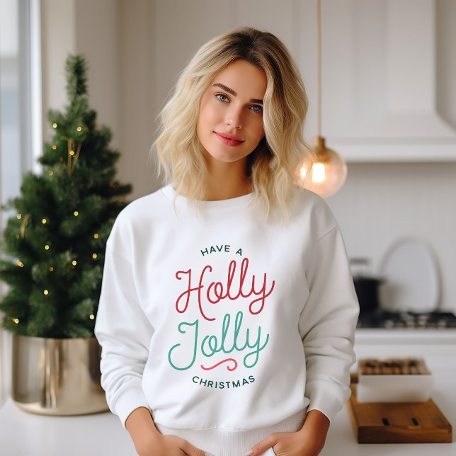 Sudadera Holly Jolly Navidades Sweatshirt (Subido por el creador)