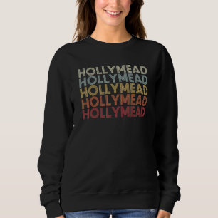 Sudadera Hollymead Virginia Hollymead VA Texto Retro Antigu