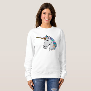 sudadera holográfica de unicornio