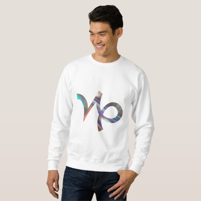 Sudadera holograma Capricorn mens sweatshirt (Anverso completo)