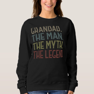 Sudadera Hombre Abuela Leyenda De Mito Para El Día Del Padr