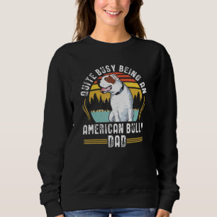 Sudadera Hombre Americano Bully Dad Dueño de Perro American