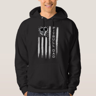 Sudadera Hombre americano Pitbull Terrier Divertido papá Me