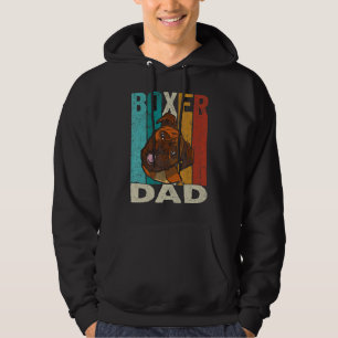 Sudadera Hombre Boxer Dad Dog Retro Viejo Perro Boxer Dad