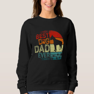 Sudadera Hombre Boxer perro vintage papá padre Guay padre d