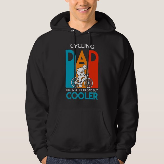 Sudadera Hombre Ciclista Papá Ciclista (Anverso)