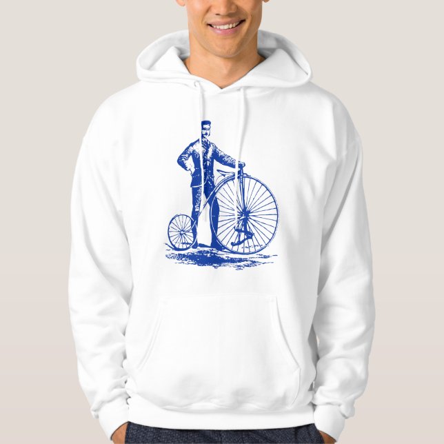 Sudadera Hombre con Penny Farthing - Armada (Anverso)