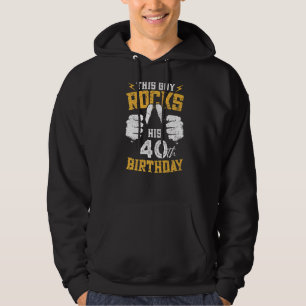 Sudadera Hombre de 40 años, este tipo roza su 40° nacimient