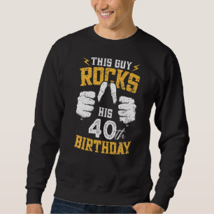 Sudadera Hombre de 40 años, este tipo roza su 40° nacimient