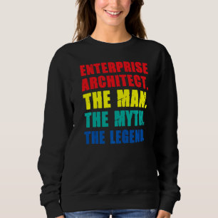 Sudadera Hombre de arquitecto empresarial Mito Leyenda Espe