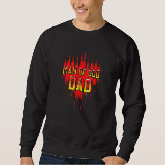 Sudadera Hombre De Dios Esposo Papá Papá Vintage Cristiano