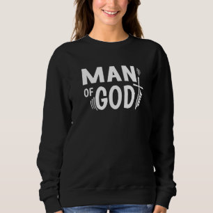 Sudadera Hombre de Dios Hombres Día del Padre Cristiano