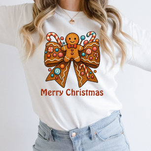 Sudadera Hombre de Jengibre Coquette Lazo Navidad Fiesta