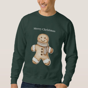 Sudadera Hombre de Jengibre Galleta Navidad