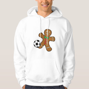 Sudadera Hombre de jengibre jugando al fútbol