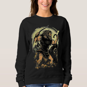 Sudadera Hombre de las cavernas cazando bestias