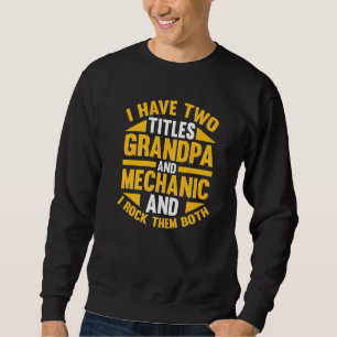 Sudadera Hombre de mantenimiento Hombre Garaje Abuelo Mecán