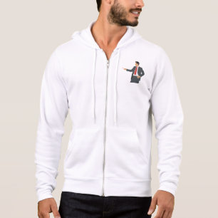 Sudadera Hombre de negocios profesional con traje y puntero