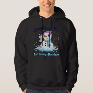 Sudadera hombre de nieve Una fusión Todo está bien