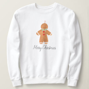 Sudadera Hombre de pan de jengibre Feliz Navidad Moderno y 
