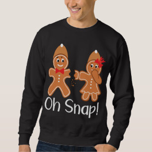 Sudadera Hombre de pan de jengibre Oh Navidades divertidos
