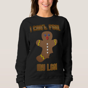 Sudadera Hombre de pan de jengibre que no puedo sentir a mi