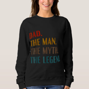 Sudadera Hombre de papá leyenda de mito papá humor del día