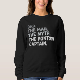 Sudadera Hombre De Papá Mito Pontoon Capitán Para Hombres