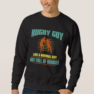 Sudadera Hombre De Rugby Como Un Jugador Normal