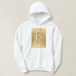 Sudadera Hombre de Vitruvio de Leonardo Da Vinci