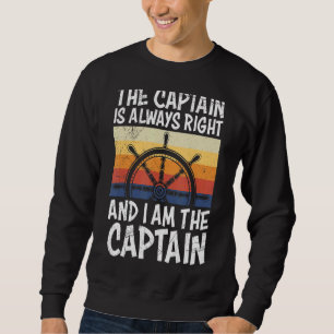 Sudadera Hombre El Capitán Tiene Razón Yo Soy El Capitán Ma
