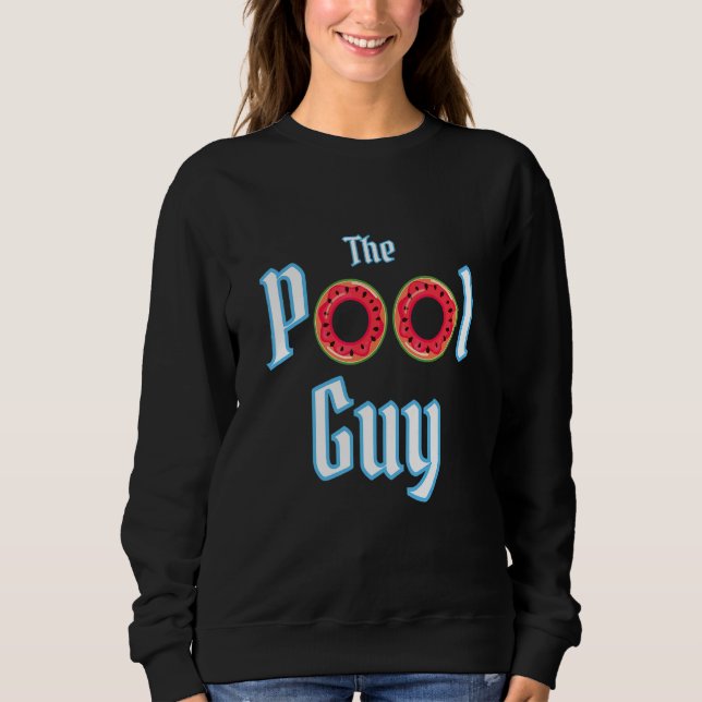Sudadera Hombre El Chico de la Piscina (Anverso)