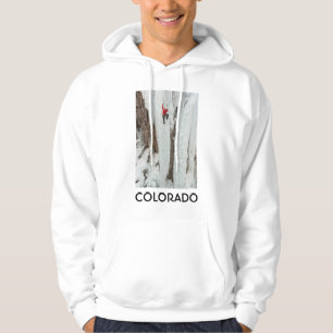 Sudadera Hombre escalando hielo, Colorado