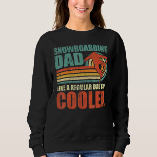 Sudadera Hombre estilo retro Vintage Snowboard padre de pad