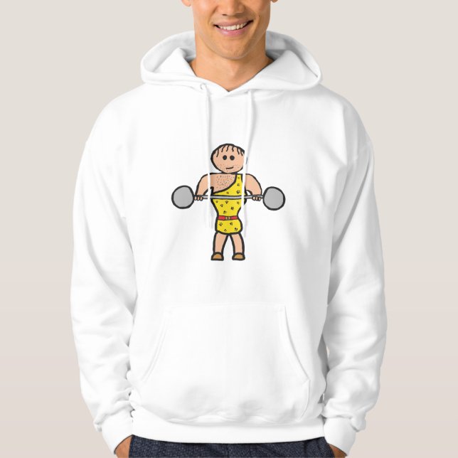 Sudadera Hombre Fuerte de Circo (Anverso)