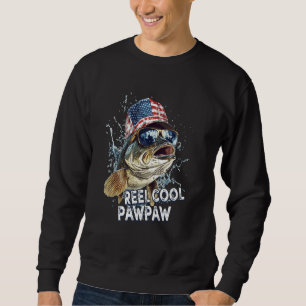 Sudadera Hombre Genial Carrete Pawpaw Bandera Americana Pes