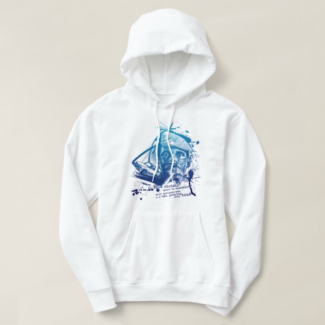 Sudadera Hombre Gracioso Presidente Thomas De Burkina, Sank (Diseño del anverso)