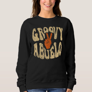 Sudadera Hombre Groovy Abuelo Estética de los 70 Nostalgia