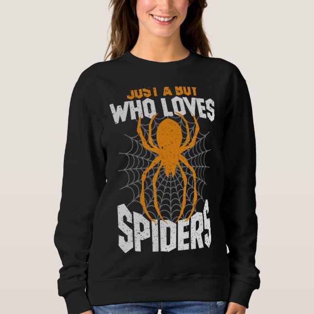 Sudadera Hombre Joven Araña Propietario Sólo Un Niño Que Am (Anverso)