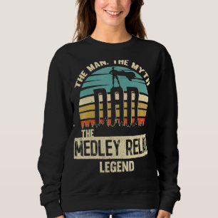 Sudadera Hombre Leyenda de Mito Papá Medley releva a nadado